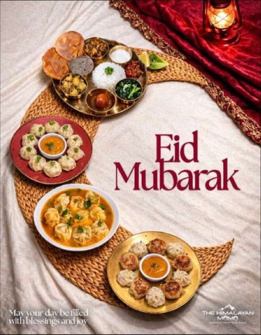 “Eid Mubarak” thali post